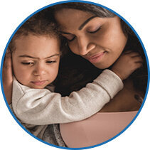 greenfield groves, lindsay giguiere, mom hugging daughter